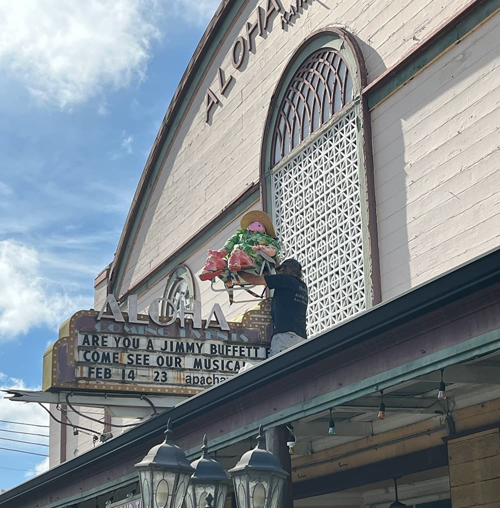outside marquee